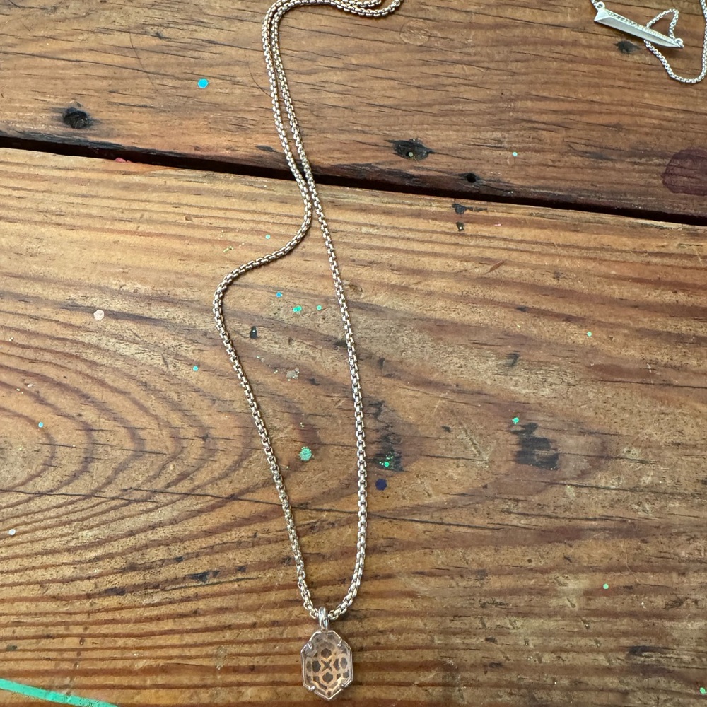 Kendra Scott Rose Gold Necklace